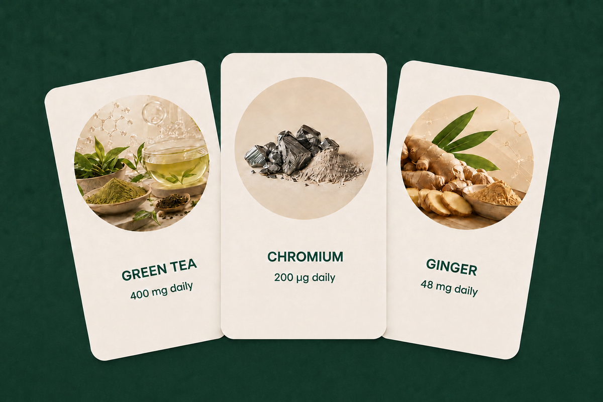 Eight ingredients. Explained clearly.